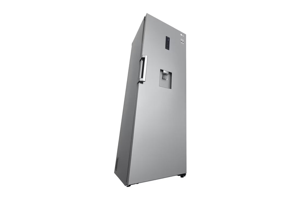 ثلاجة إل جي بباب واحد 384 لتر – | تبريد خطي (LinearCooling™) | ثينكيو واي فاي، GC-F511ELDM، فضي