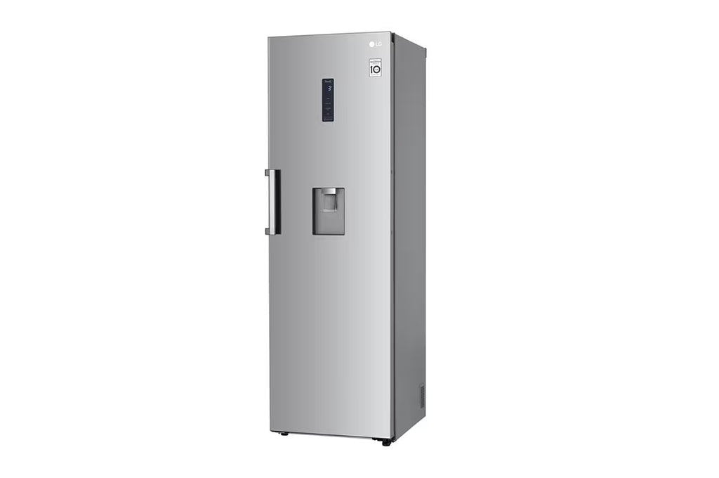 ثلاجة إل جي بباب واحد 384 لتر – | تبريد خطي (LinearCooling™) | ثينكيو واي فاي، GC-F511ELDM، فضي