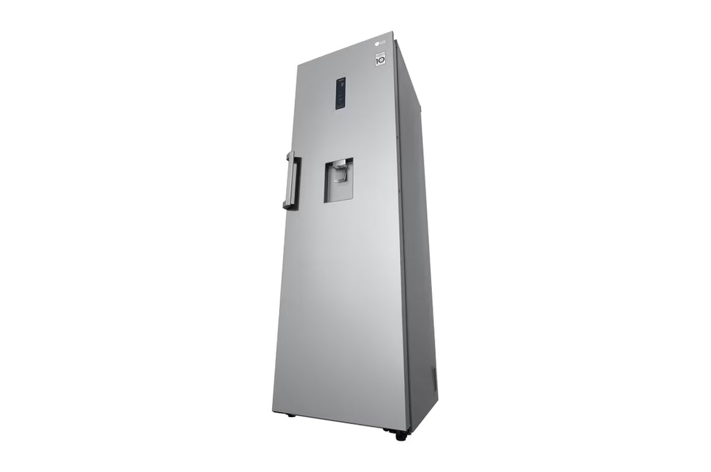 ثلاجة إل جي بباب واحد 384 لتر – | تبريد خطي (LinearCooling™) | ثينكيو واي فاي، GC-F511ELDM، فضي