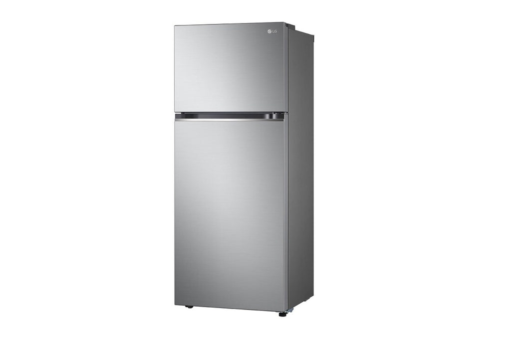 ثلاجة إل جي بفريزر علوي 423 لتر –| LinearCooling™ | Door Cooling+، GLB-582GVLP، فضي