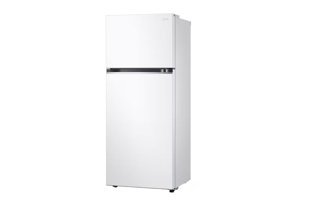 ثلاجة إل جي بفريزر علوي 423 لتر – | LinearCooling™ | Door Cooling+، طراز GLB-582GVWP، أبيض