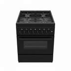 Mirage Freestanding Gas Cooker GE1640 – 4 Burners Sabaf | 60x60cm | Black