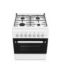 Mirage Freestanding Gas Cooker – 4 Burners Sabaf | 60x60cm | White, GE1640