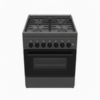 Mirage Freestanding Gas Cooker GE1640 – 4 Burners Sabaf | 60x60cm | Grey