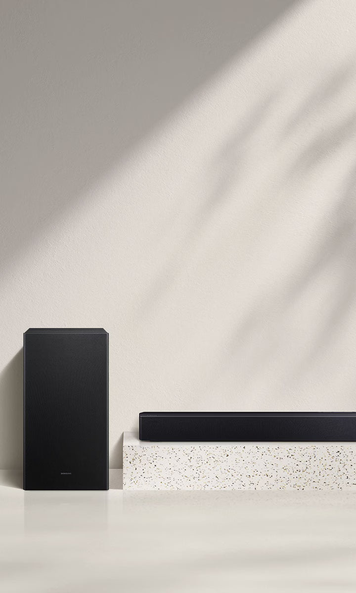 Samsung B-Series Soundbar 2.1Ch with Wireless Subwoofer & DTS Virtual:X, HW-B450F