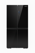 Mirage Four Door Refrigerator Black Pure Glass No Frost 630L Inverter  | MR-FRB731INV