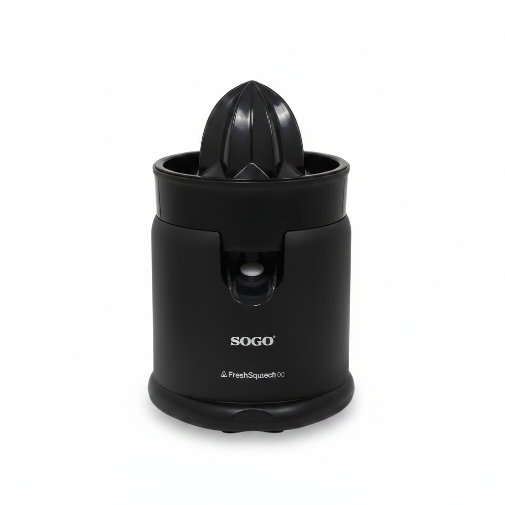 SOGO Lever Citrus Juicer – 250ml, 2 Cones, Anti-Drip, Auto Start/Stop – EXP-SS-5115
