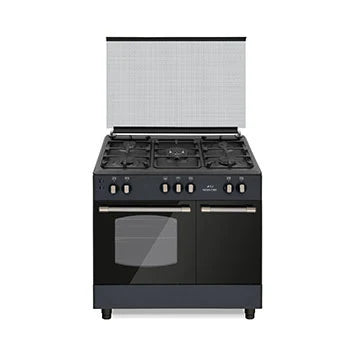 طباخ غاز قائم بذاته كوين شيف 90 سم، OG-9050B، أسود