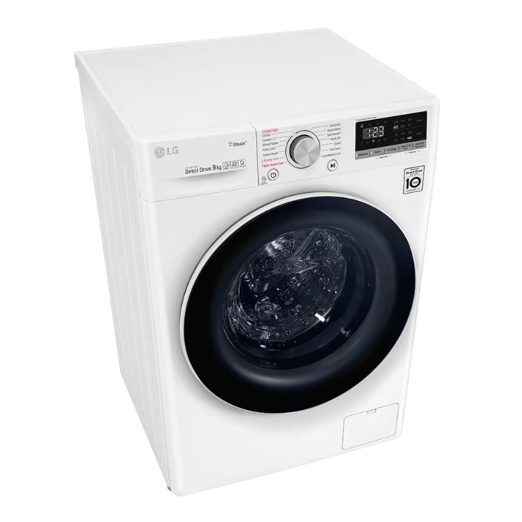 غسالة إل جي ذات التعبئة الأمامية 11 كجم، 1400 دورة في الدقيقة | TurboDrum™ | 6 Motion | أبيض، WR5011BWG