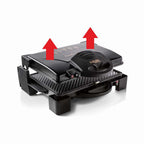 HAEGER Contact Grill Baltimore – 1900W, Dual Non-Stick Plates, 180º Opening, GR-190.008A