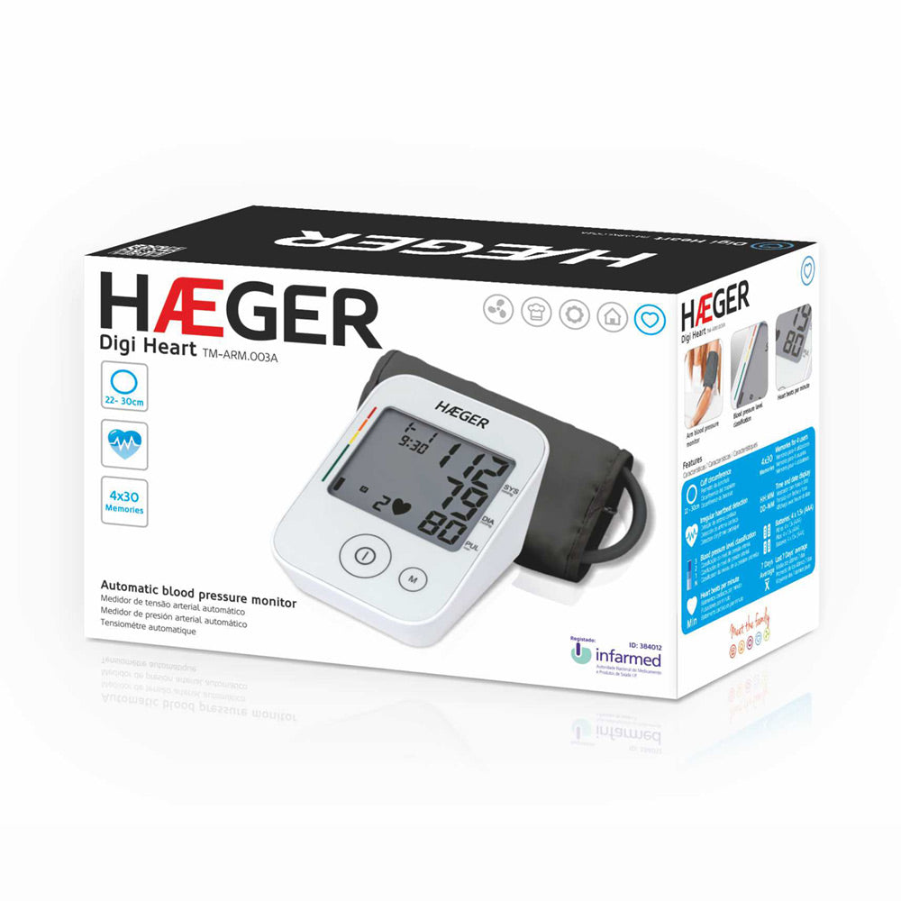 HAEGER Blood Pressure Monitor Digi Heart Automatic Arm , TM-ARM.003A