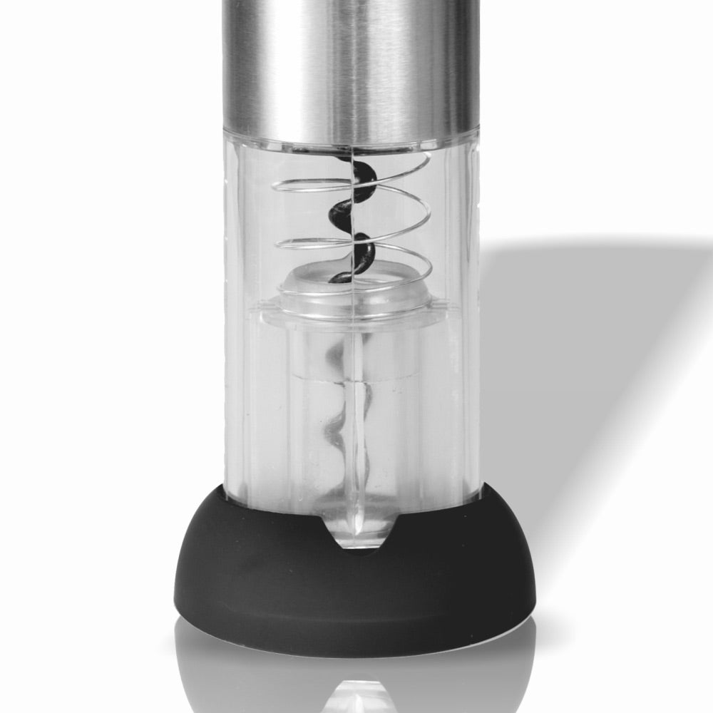 Haeger Corkscrew  Lucca Electric Rechargeable – INOX, LED Indicator, Charger & Foil Cutter, WO-0SC.005A