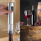 Haeger Corkscrew  Lucca Electric Rechargeable – INOX, LED Indicator, Charger & Foil Cutter, WO-0SC.005A