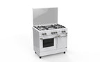 بوتاجاز كوين شيف قائم بذاته غاز 90 سم، OG-9050W، أبيض