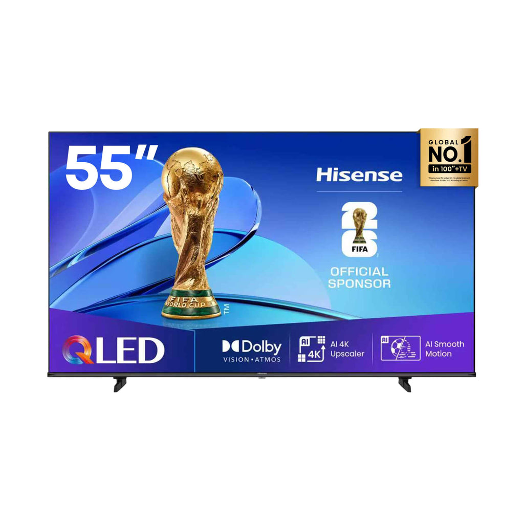Hisense QLED TV 55", 120 HZ, 4K Smart  VIDAA | 55Q6QS