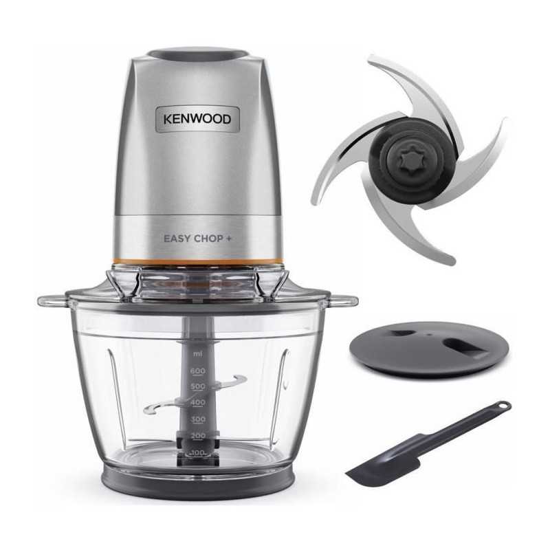 Kenwood Food Chopper Stainless Steel 500W | 1.2L SS Bowl, Quad Blade, Dripper Pro, Ice Crush | CHP62