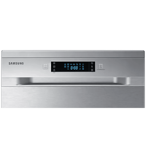 غسالة أطباق سامسونج، تتسع لـ 14 طقم أطباق، موديل DW60M5070FS، فضية اللون