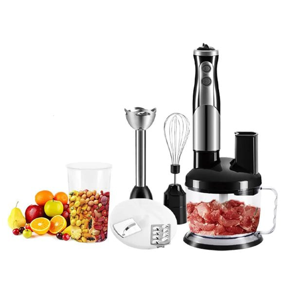 طقم خلاط يدوي ميراج MR800HB – 6 في 1 | 800 واط | محرك نحاسي DC | 12 سرعة