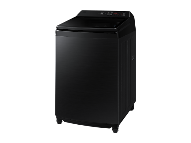 Samsung Top Load Washing Machine 19 KG Black Caviar – AI Wash, Ecobubble™, BubbleStorm™, Super Speed | WA80F19S8BRQ