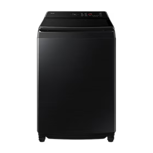 Samsung AI Top-Load Washing Machine 15kg – Bespoke EcoBubble, AI Wash, BubbleStorm, SmartThings, Black Caviar | WA80F15S5CRQ